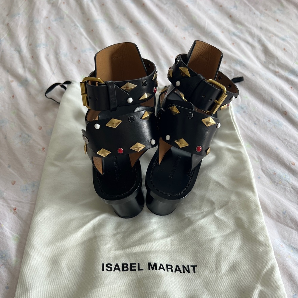 Isabel Marant Jaerin sandals 39FR/9US - Picture 2 of 11